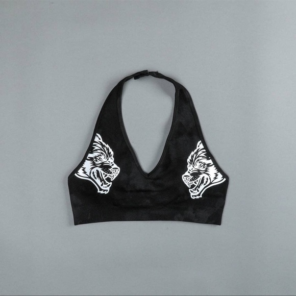 SOLD - DarcSport Dual Everson Seamless Halter Bra L - Picture 5 of 8